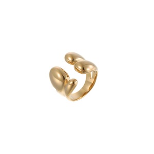 Anillo de acero de titanio que no se decolora, elegante y exclusivo, anillo de estilo de alta gama, anillo versátil con apertura ajustable, anillo al por mayor para mujer. - Product Image 5