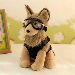 Peluche Personalizzato a Forma di <span class=keywords><strong>Cane</strong></span> <span class=keywords><strong>da</strong></span> Lavoro, Giocattolo di Peluche a Forma di <span class=keywords><strong>Lupo</strong></span>, Cucciolo Imbottito, Regalo - Product Image 3