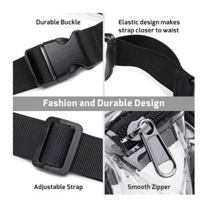 Bolsa de Cintura Transparente de PVC Personalizada, Bolsa de Cintura Cruzada para Mujer, Bolsa Transparente para Teléfono Móvil - Product Image 2