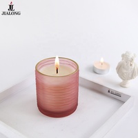 Bocal en verre 100g Bougies parfumées de Noël Aromathérapie Cire de paraffine Fabriquée à la machine Parfum classique Décoration intérieure Maison Brûlant