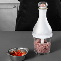 Draadloze babyvoedselmaker & draagbare mini babyvoedselblender voor groenten, fruitsalade, ui, knoflook, vlees, 55W