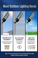 Lampe solaire LED extérieure nouvelle génération transfrontalière, étanche, avec télécommande et détecteur de mouvement