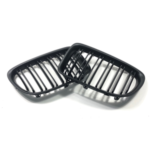 Mat noir en fibre de carbone gril de pare-chocs avant calandre de voiture pour <span class=keywords><strong>bmw</strong></span> nouveau <span class=keywords><strong>x1</strong></span> e84 - Product Image 2