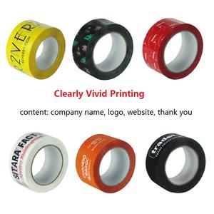 Ambalaj için şirket logosu ile küçük adedi özel baskılı biyogradeable BOPP kutu yapıştırıcı ambalaj ambalaj bandı - Product Image 2