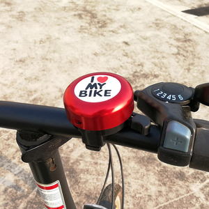 Campanelli per Bicicletta FMFXTRA in Alluminio, Clacson per Mountain <span class=keywords><strong>Bike</strong></span>, Campanello Carino per Bicicletta per Bambini, Accessori 'I LOVE <span class=keywords><strong>MY</strong></span> <span class=keywords><strong>BIKE</strong></span>' - Product Image 4