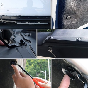 167 pièces de clips de fixation et rivets de protection pour véhicule, adaptés aux garnitures décoratives de carrosserie automobile - Product Image 5