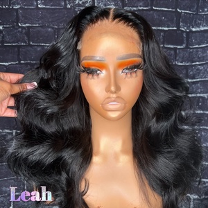 Parrucche con Chiusura Frontale in HD Lace, 100% Capelli Umani Non Trattati da Singolo Donatore, Ondulati e Ricci con Effetto Bouncy - Product Image 2