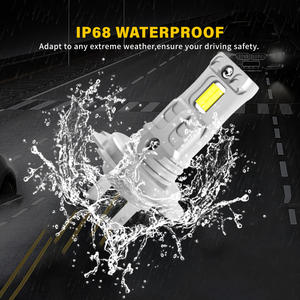 ALKOREY <span class=keywords><strong>H7</strong></span> Phare de <span class=keywords><strong>voiture</strong></span> LED 12v 20w 10000LM <span class=keywords><strong>Ampoule</strong></span> de <span class=keywords><strong>voiture</strong></span> Lampe de <span class=keywords><strong>voiture</strong></span> 6500K Super blanc 2 pièces - Product Image 5