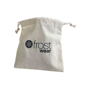 Sacs en coton biologique recyclables à cordon de serrage, petits, 4*6 pouces, pour aliments, graines, sachets en coton - Product Image 3
