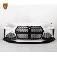 Lèvre de pare-chocs avant style AD en fibre de carbone pour BMW Série M M3 G80 M4 G82 G83 Modèle 2021+