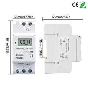 <span class=keywords><strong>Timer</strong></span> Digitale Programmabile Settimanale 7 Giorni 1NO 1NC per Guida DIN, Monofase, 12V DC, Relè Temporizzatore AC/DC 12V 24V 48V 110V AC220 - Product Image 5