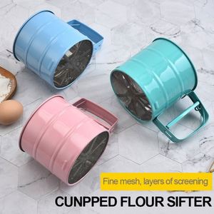 Wholesale Stainless Steel Flour Shaker Sifter Handle DIY Pastry Bakery Gadget Kitchen <b>Baking</b> Tools - Product Image 3