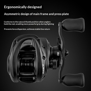 ZGLY - <span class=keywords><strong>Moulinet</strong></span> de pêche à lancer magnétique <span class=keywords><strong>ABU</strong></span> <span class=keywords><strong>GARCIA</strong></span> de qualité supérieure, en fibre de carbone, pour rivière et lac, rapport de transmission 7,5:1, poignée EVA - Product Image 5