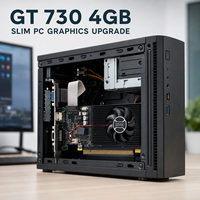 Nueva Tarjeta Gráfica de Bajo Perfil GT730 de 4GB DDR3 para Computadoras de Escritorio con Ventilador, para DVI, VGA, DirectX 11, PCI Express