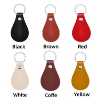 Porte-clés de voiture en acier inoxydable et cuir PU, personnalisable en gros, vierge, avec support de gravure laser pour logo, idéal pour cadeau DIY