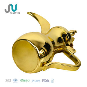 Juego de cafetera árabe de acero inoxidable, tetera Dallah con taza <span class=keywords><strong>Cava</strong></span>, acabado dorado en caja de regalo para regalos corporativos, caja de regalo personalizada - Product Image 6
