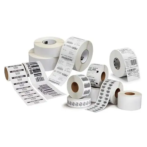 Papier Lijm Leverancier Papier Custom Stickers Roll Direct Thermische Zelfklevend Etiket Sticker Roll