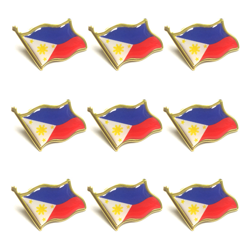 Philippines Flag Friendship Lapel Pins, World Flag Friendship Lapel Pin