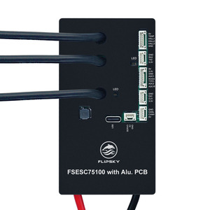 Controlador de Velocidad <span class=keywords><strong>Flipsky</strong></span> <span class=keywords><strong>75100</strong></span> 120A con PCB de Aluminio Basado en VESC para Patineta Eléctrica / Scooter / Bicicleta Eléctrica - Product Image 1