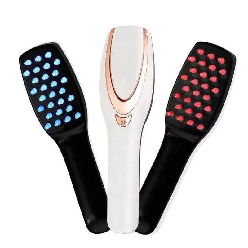 Cepillo de crecimiento de cabello para el cuidado del cuero cabelludo, luz roja, multifunción, peine de fototerapia para el cabello, peine de regeneración de cabello con láser de fototerapia Led