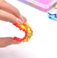 Jouets éducatifs DIY PE/EVA Perles Hama 5mm Kits de perles fusionnées pour enfants