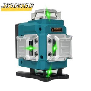 4 d 16ラインスマート4 dデジタルレーザーレベルロータリー360グリーンレーザーライト新品2電池 - Product Image 1