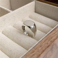 Ada Jewelry Anillo de Plata de Ley 925 para Mujer, Estilo Coreano, Acabado Liso, Anillo de Eternidad, Venta al por Mayor
