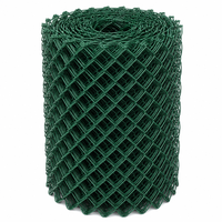 Panneaux de clôture grillagée portables en PVC noir/vert de 2,4 m – Grillage cyclonique en tissu pour la sécurité des grands terrains