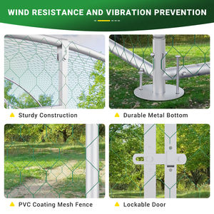 Nuevo Diseño de <span class=keywords><strong>Gallinero</strong></span> de Acero Anti-UV de Una Habitación <span class=keywords><strong>Jaula</strong></span> para Entrar para Uso Doméstico y Venta al por Menor Jaulas de Malla para Animales y Avicultura - Product Image 4