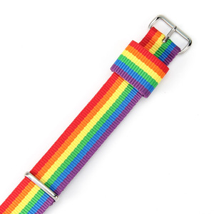 Atacado Barato Durável Daniel Tecido Nylon <span class=keywords><strong>Watch</strong></span> Band 18mm 20mm 22mm Tecido DW Nylon <span class=keywords><strong>Watch</strong></span> Strap Com Fivela De Aço Inoxidável - Product Image 5