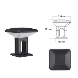 โคมไฟเสาอลูมิเนียมกันน้ำ IP65 10W ใช้พลังงานแสงอาทิตย์ แสงสีขาวอบอุ่น สำหรับตกแต่งสวนกลางแจ้ง ระเบียง ลานบ้าน และภูมิทัศน์ - Product Image 5