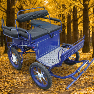 Nuevo Estilo de Carruaje para Caballos de 4 Ruedas/Carruaje para Caballos Tipo Pony, Precioso Carruaje para Maratón, Sulky, Carroza para Caballos para Turismo - Product Image 1