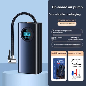 Inflador de Neumáticos Eléctrico Portátil, Bomba de Aire para Automóvil con Pantalla LCD, Mini Compresor de Inflado Rápido para Automóviles y Motocicletas - Product Image 4