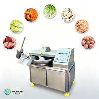 Hachoir à grande vitesse en acier inoxydable, mélangeur émulsifiant pour viande, hachoir industriel pour viande et légumes, pour la production d'aliments pour animaux et la fabrication de saucisses