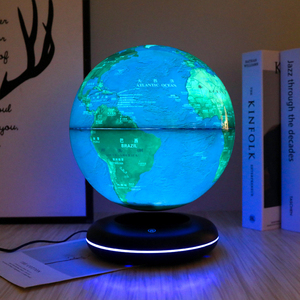 Hot Sale Customized Suspended Handicraft Decor Touch Remote Control Earth USB Charge Magnetic Floating LED Globe - Product Image 4