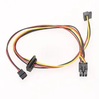 Cable de Alimentación para Placa Base HP, Disco Duro HDD SSD DVD, Cable SATA de 6 Pines a 15 Pines para HP ProDesk 400G1 600 680G