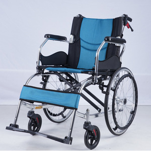 Fauteuil roulant manuel Fenghe en alliage d'aluminium, pliable, léger et portable, aide à la mobilité pour personnes handicapées et personnes âgées - Product Image 1