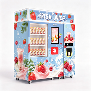 Distributeur automatique de smoothies surgelés 24h/24, 48 compartiments, avec surveillance à distance, pour salles de sport, campus, hubs de <span class=keywords><strong>transport</strong></span> et lieux publics - Product Image 2