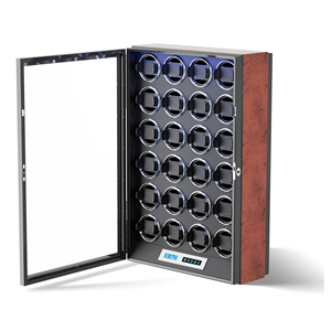 <span class=keywords><strong>Remontoir</strong></span> de montre automatique à écran tactile de haute qualité avec lumière LED 24 emplacements Boîte d'affichage de montre - Product Image 4
