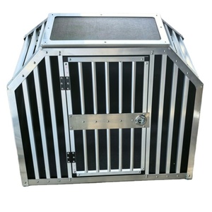 Cage à chien en aluminium personnalisée pour coffre de voiture, boîte à chien durable pour grands chiens - Product Image 1