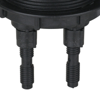 Venta directa de fábrica universal Accesorios de baño Botón pulsador 58mm Cisterna de doble prensa Botón redondo para inodoro