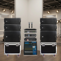 Haut-parleurs Line Array passifs en bois double 10 pouces LS3(4+2) Série LA, aimant en ferrite, 700W Mono Audio, Garantie 3 ans