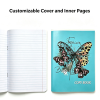 Cuaderno de ejercicios con encuadernación cosida, cubierta de cartón marfil A5, logotipo personalizado al por mayor, impresión UV, impresión CMYK, diario