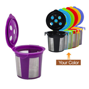 Filtres à café réutilisables écologiques de couleur personnalisée pour cafetière Keurig, dosettes de café rechargeables, Keurig Cafe Supremes - Product Image 1