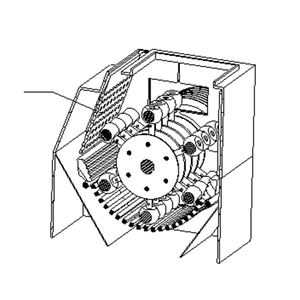 ハンマークラッシャー機400x300鉱物破砕工業用岩石鉱石加工装置 - Product Image 3