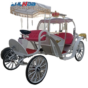 Horse Carriage Factory Wholesale Top Quality High Version Customized Wedding Classic Royal Electric Horse Carriage - Product Image 1