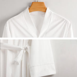Venta caliente de las señoras de manga larga camisones cómodos Sexy estampado albornoces para el verano al por mayor camisón demanda de impresión - Product Image 6