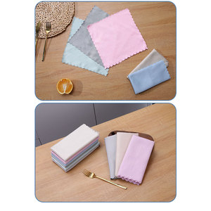 Paños de microfibra Xin Zhong Hua con diseño de escamas de pescado, paños de limpieza versátiles para muebles, 30x30 cm - Product Image 1