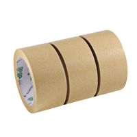 Emballage en papier kraft personnalisé écologique, biodégradable, recyclable, imprimable, ruban adhésif d'emballage et d'expédition, logo acrylique