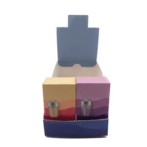 定制10包多包主盒，用于紫外压花18pt纸液体瓶包装盒，带托盘插入架